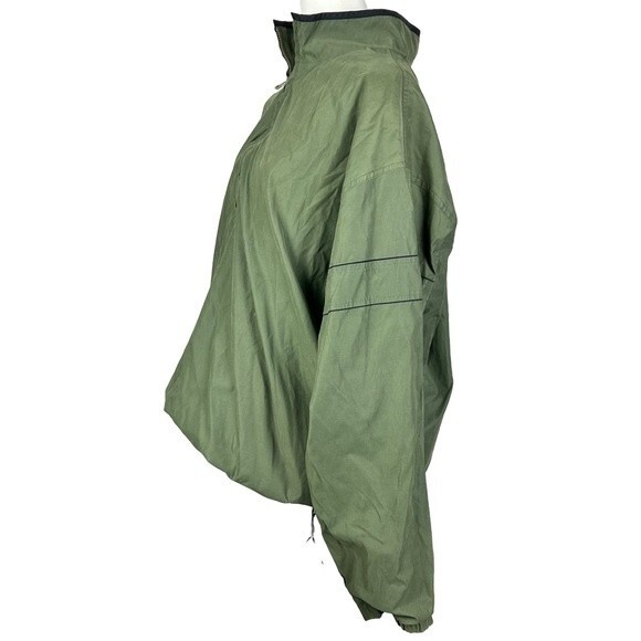 Van Heusen Club Jacket Lightweight Windbreaker Pullover Golf Jacket Green XL - Picture 4 of 9